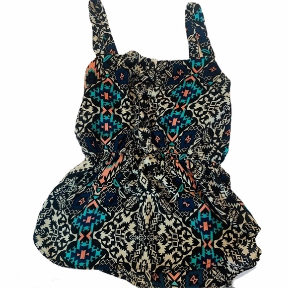 Pink Rose Tops - Pink Rose Aztec pattern Top XS